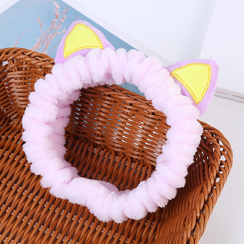 Băng đô cài tóc rửa mặt Co Giãn Kiểu Dáng Hoạt Hình Dễ Thương Cho Nữ