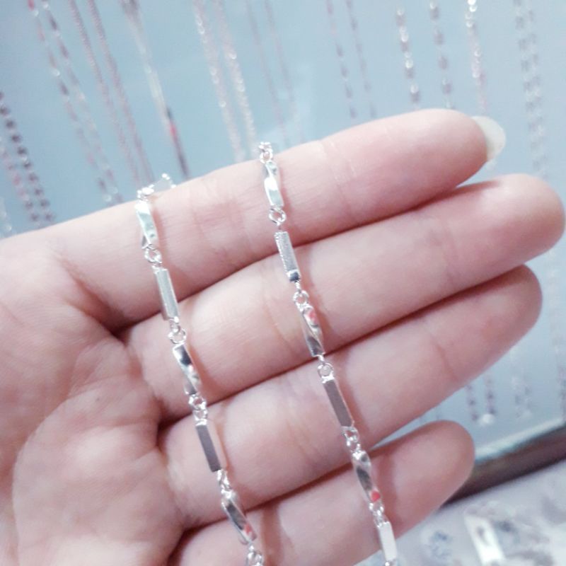 Dây chuyền Bạc Cao Cấp 🌼 bản lớn 4 tấc 5