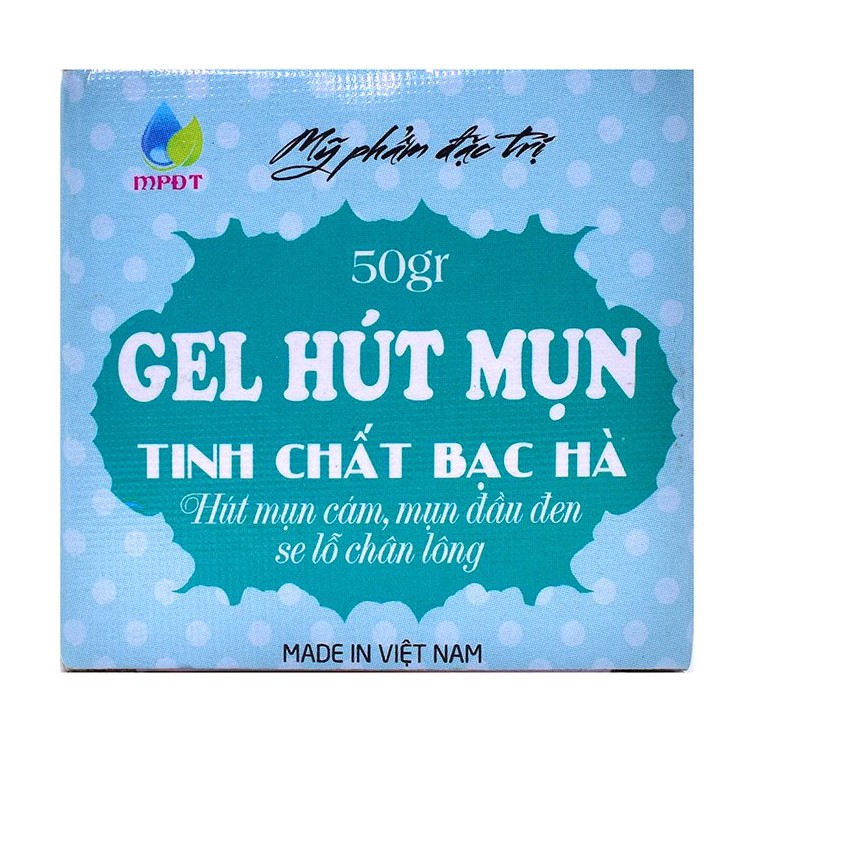 gel hút mụn bạc hà