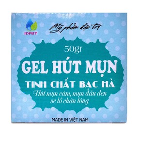 gel hút mụn bạc hà