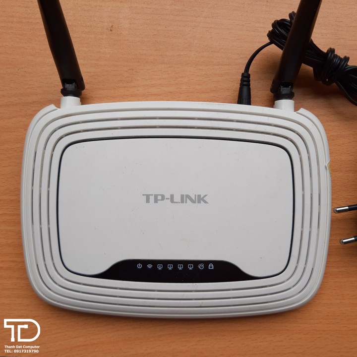 Bộ phát wifi Tp-Link 841N 2 râu cũ chính hãng, sóng khỏe tốc độ 300Mbps