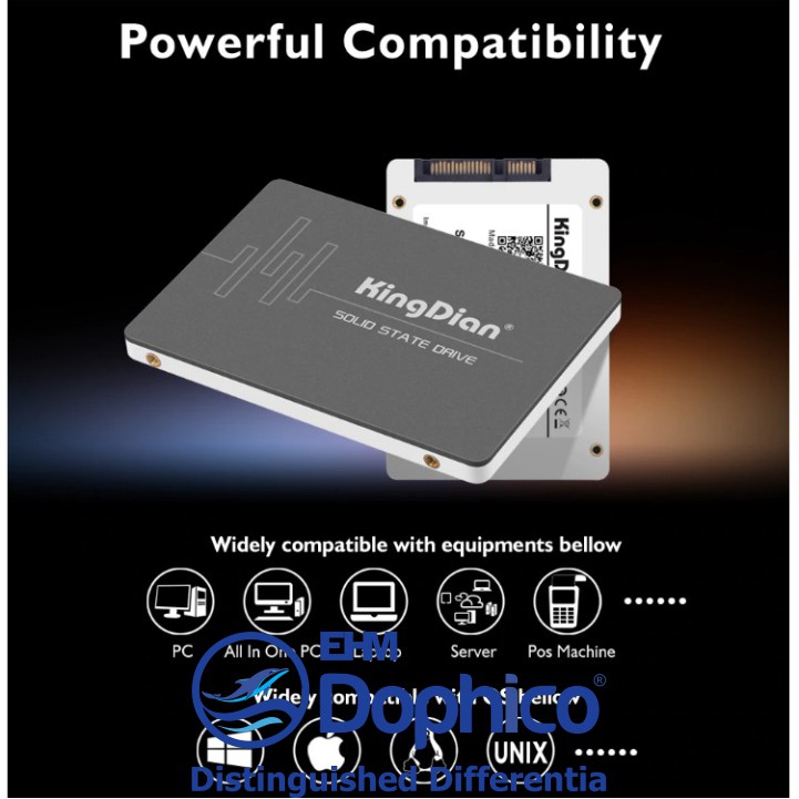 Ổ cứng SSD KingDian 120GB Sata3 – CHÍNH HÃNG – Bảo hành 3 năm – SSD 120GB – Tặng cáp dữ liệu Sata 3.0