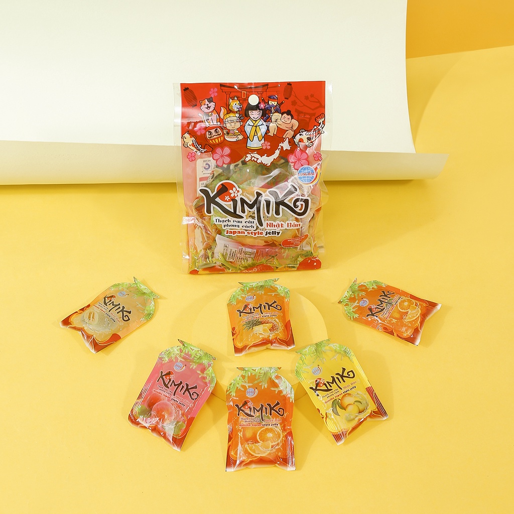 Thạch Rau Câu Long Hải Phong Cách Nhật Bản Kimiko Túi 216 G