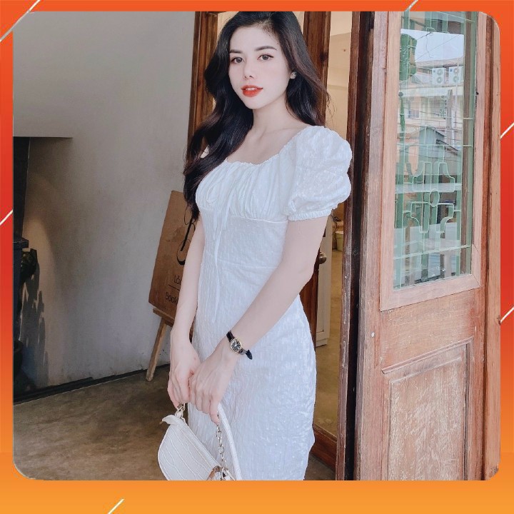 Váy nữ body chất xô thêu dày dặn / váy nữ đi chơi, đi tiệc. | BigBuy360 - bigbuy360.vn