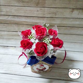 Hộp hoa để bàn trang trí 2019- hoa sáp