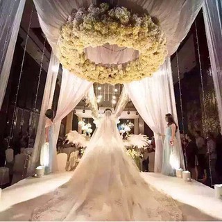 Set 10 dây hoa tử đằng giả dùng để trang trí tiệc cưới