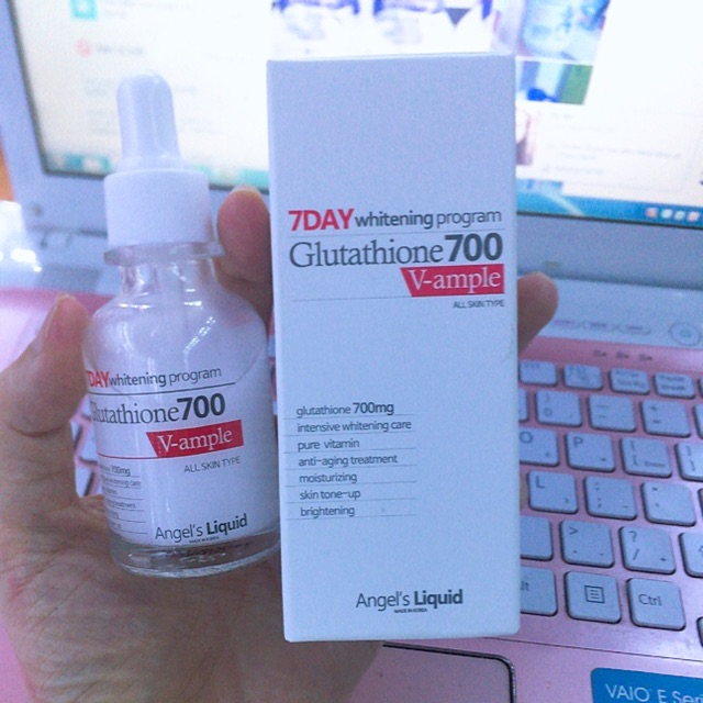 Huyết thanh Whitening Program Glutathione 700 V-ample