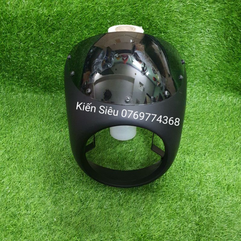 kính chắn gió cafe racer classic phù hợp GD110, CG125,GN125,YB125,GPX125