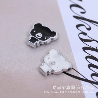 Khuyên tai nam châm gấu cute