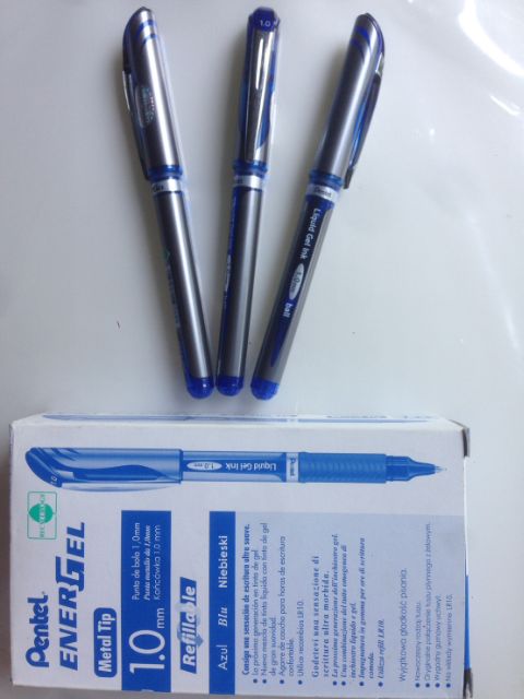 Bút ký Pentel BL57-  0.7mm và BL60 - 1mm và BL77 (xanh)