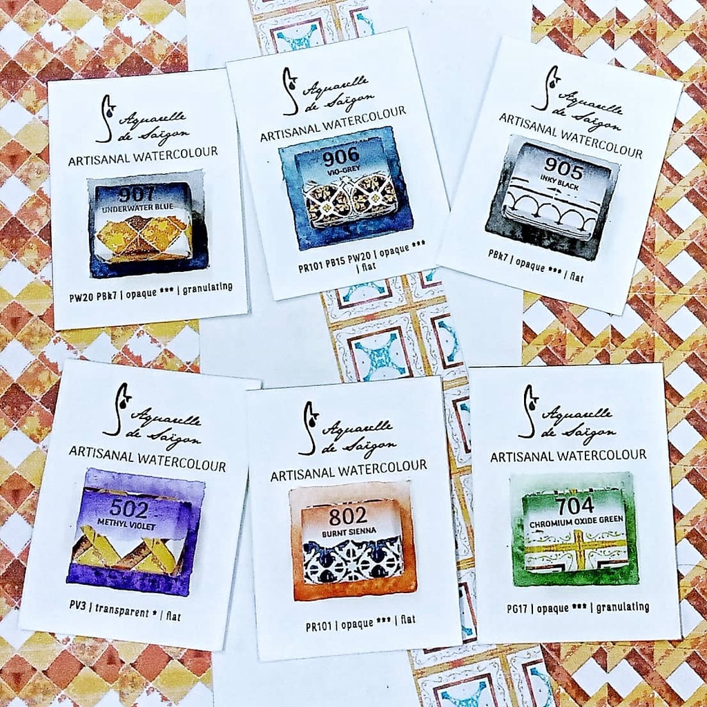 Màu nước Aquarelle de Saigon - Màu lẻ 3