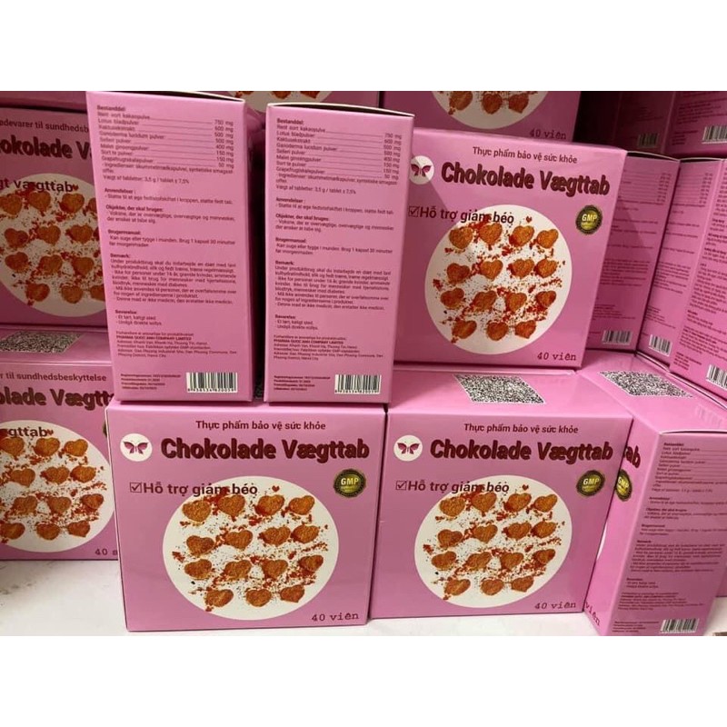 HỘP 40 Viên KẸO SOCOLA GIẢM CÂN ĐAN MẠCH | BigBuy360 - bigbuy360.vn