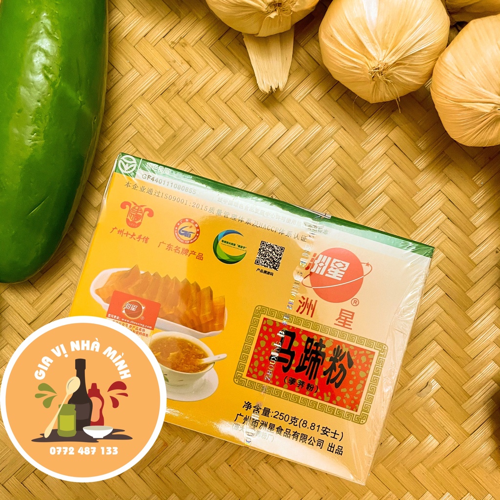 BỘT CỦ NĂNG HỒNG KONG (CHINA WATER CHESTNUT STARC) - GÓI 250GR