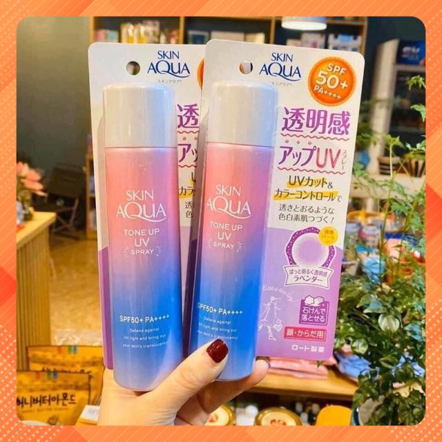 Xịt chống nắng SKIN AQUA TONE UP UV SPRAY