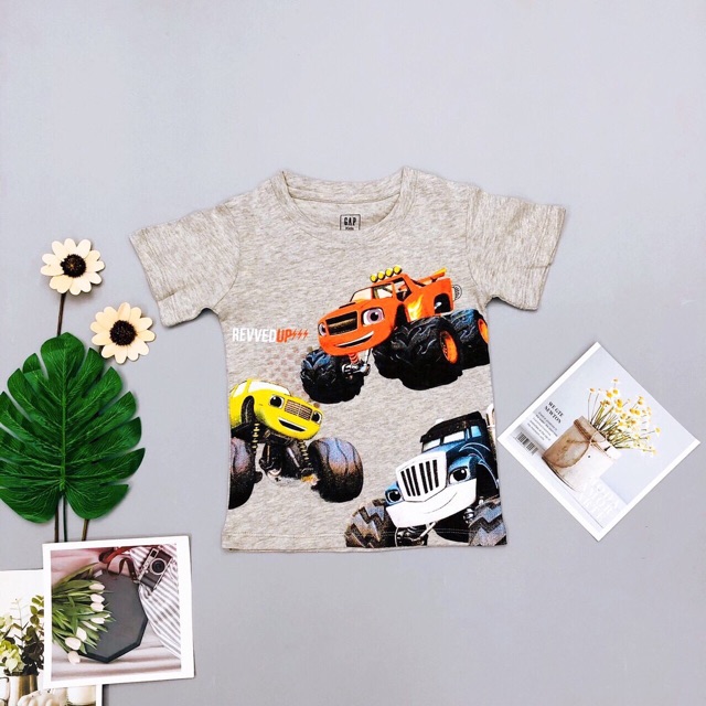 Áo thun bé trai, áo phông cho bé trai chất cotton nhiều màu, size 1-5 tuổi - SUNKIDS1