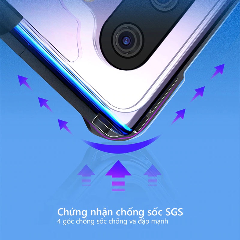 Ốp lưng XUNDD Samsung Note 10+ ( Plus ) / Note 10  Mặt lưng trong suốt, Viền TPU , Chống sốc | BigBuy360 - bigbuy360.vn