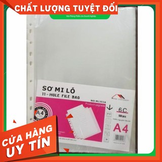 Túi sơ mi lỗ a4 mylac dày 6c ml303a