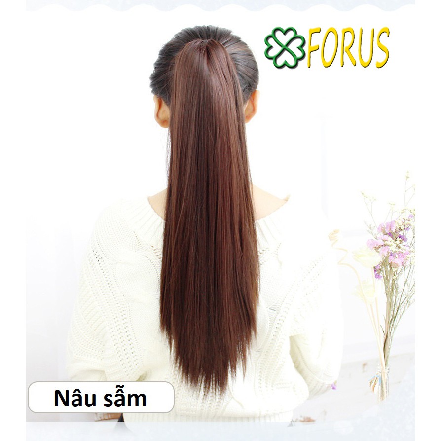 Ngoạm kẹp tóc giả thẳng dài 60cm N159 Sỉ 55k
