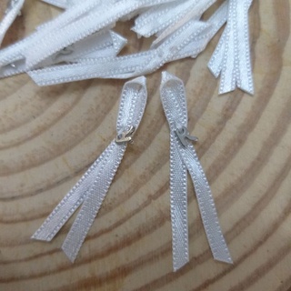 Nơ trắng trang trí , size 3mm