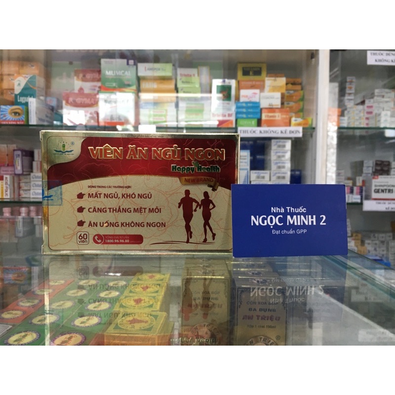 ✅ [Chính Hãng] Viên Ăn Ngủ Ngon Happy Health New brand)dùng trong các trường hợp mất ngủ, khó ngủ,căng thẳng,ăn uống