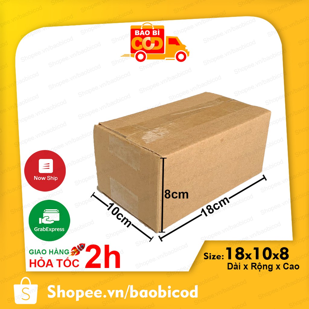 18x10x8 Hộp Carton Đóng Hàng