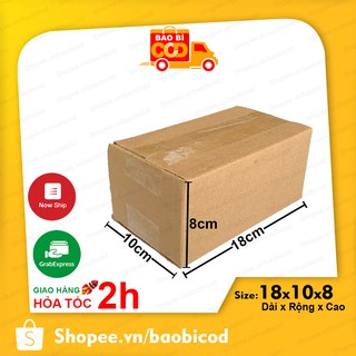 18x10x8 Hộp Carton Đóng Hàng