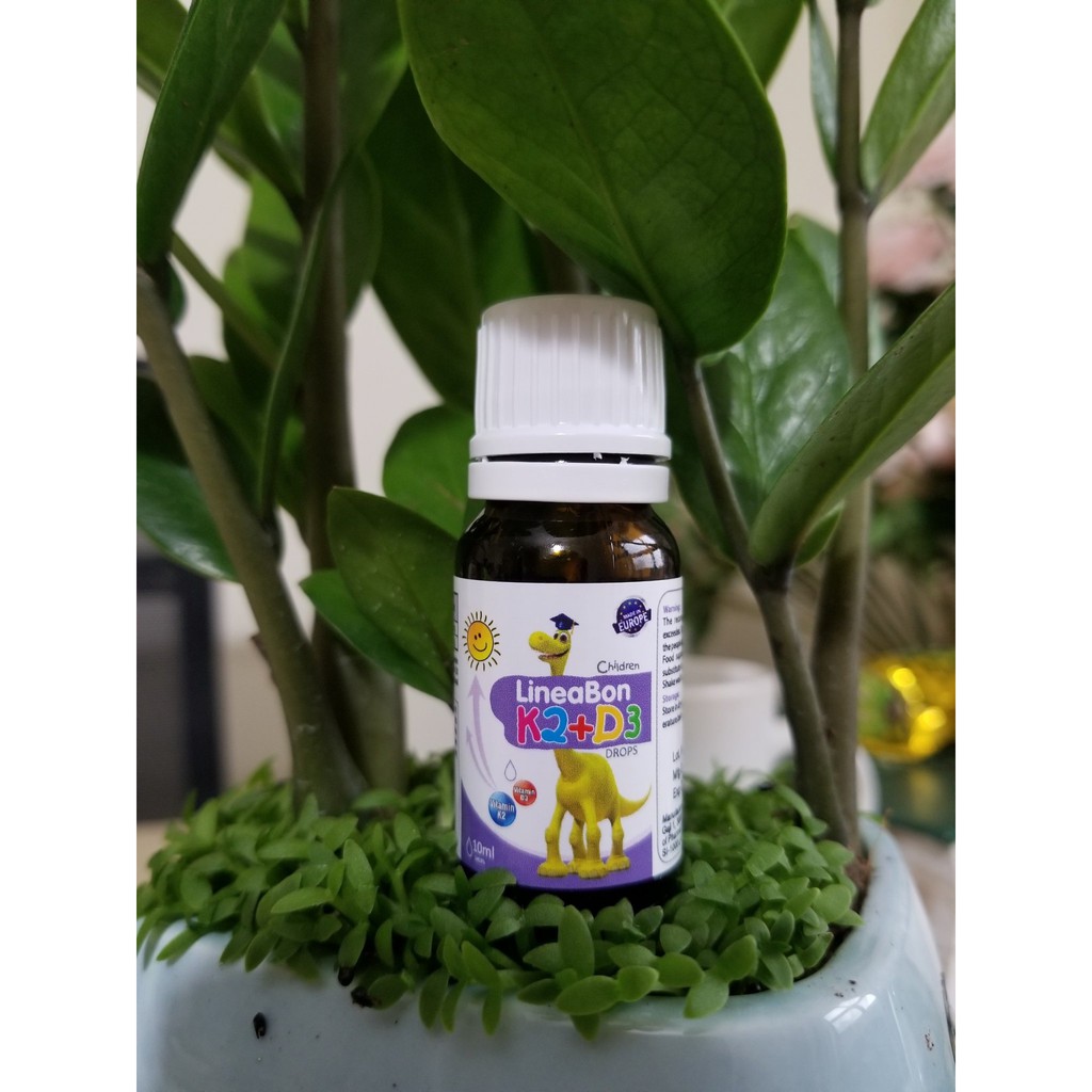 Vitamin D3K2 Lineabone - Hỗ trợ hấp thu canxi, tăng chiều cao cho bé_10ml