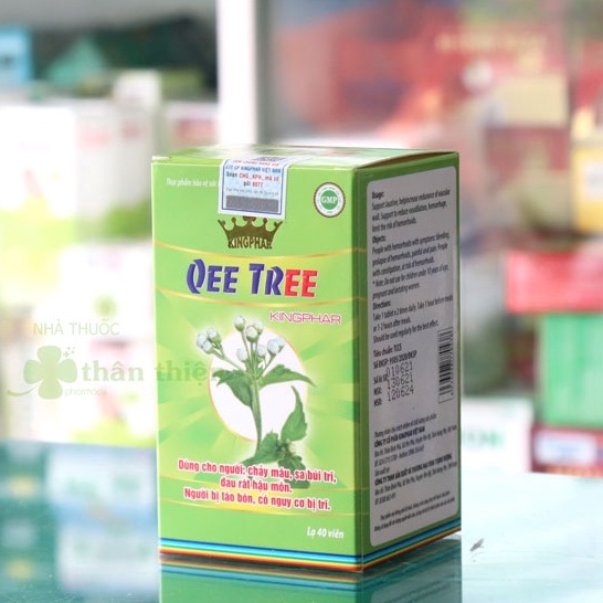 Qee Tree Kingphar – Hỗ trợ điều trị trĩ nội, trĩ ngoại, đau rát hậu môn.