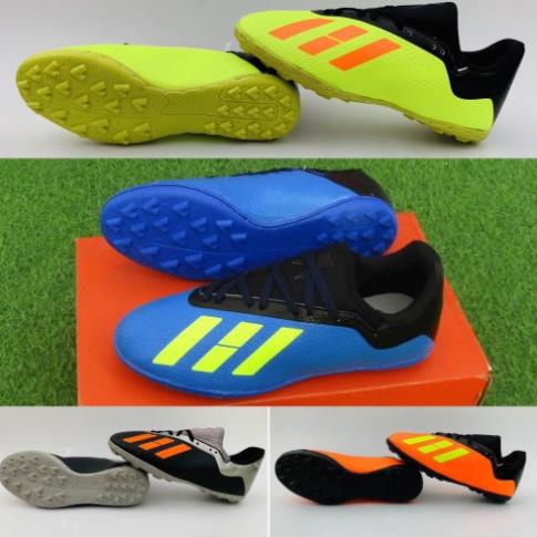 Giày Đá Bóng Đinh Cao X18 Cao Cấp - Giày đá bóng đinh to sân cỏ tự nhiên X18 - tặng tất -nh7 '