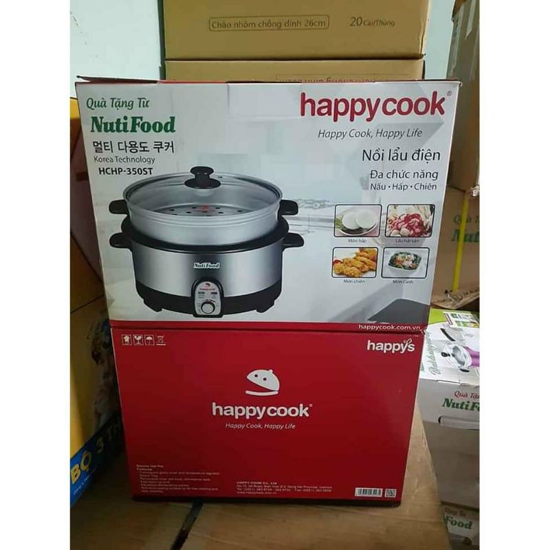 NỒI LẨU HẤP ĐA NĂNG HAPPY COOK