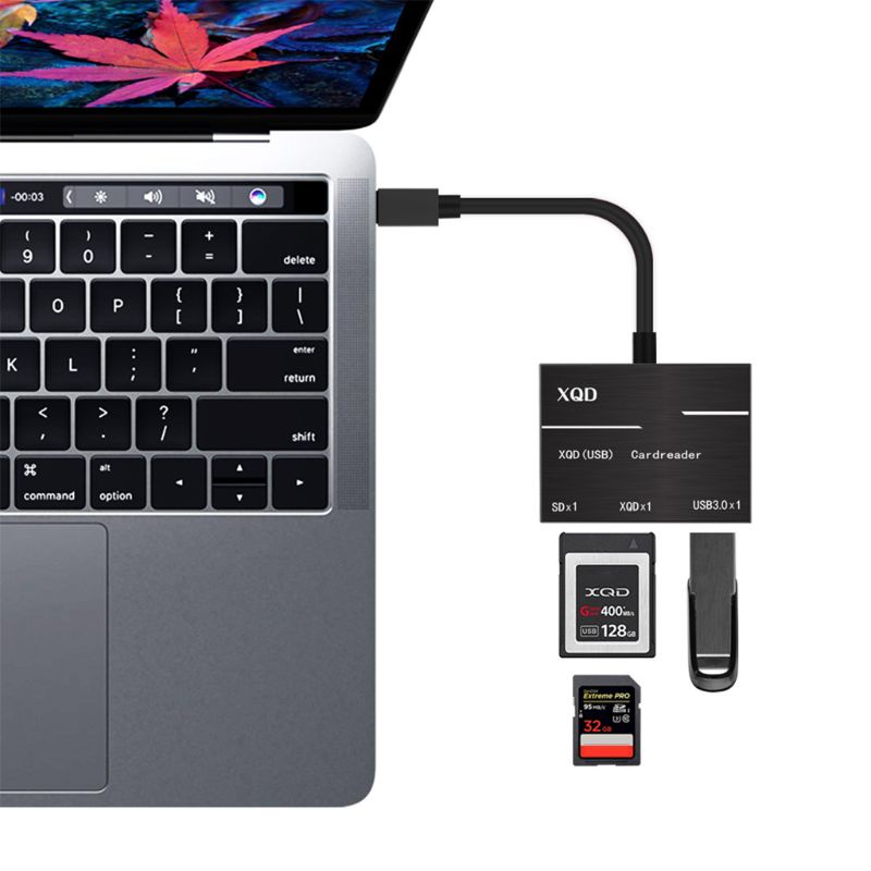 SONY Đầu Đọc Thẻ Nhớ Usb 3.0 Type C Sang Xqd / Sd Cho Máy Tính Lexar Xqd