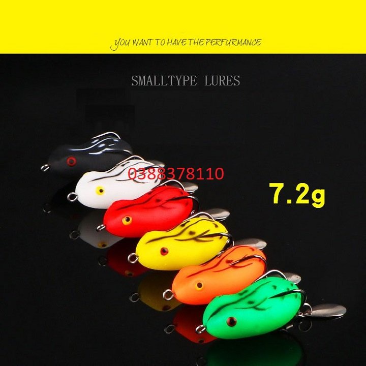 Mồi Giả, Mồi Nhái Giả Có Thìa Super Frog