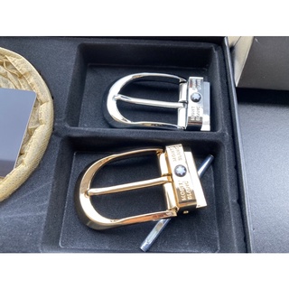 Thắt lưng MB 2 mặt khoá da thật