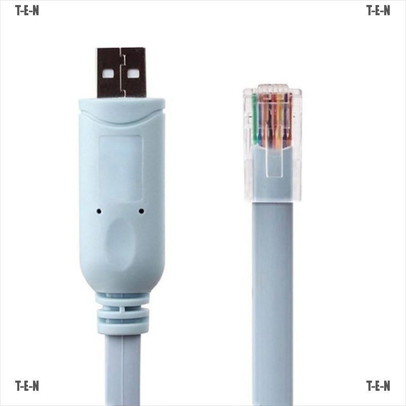 << T-e-n > Dây Cáp Chuyển Đổi Usb Sang Rj45 For Cisco Usb Console Cable