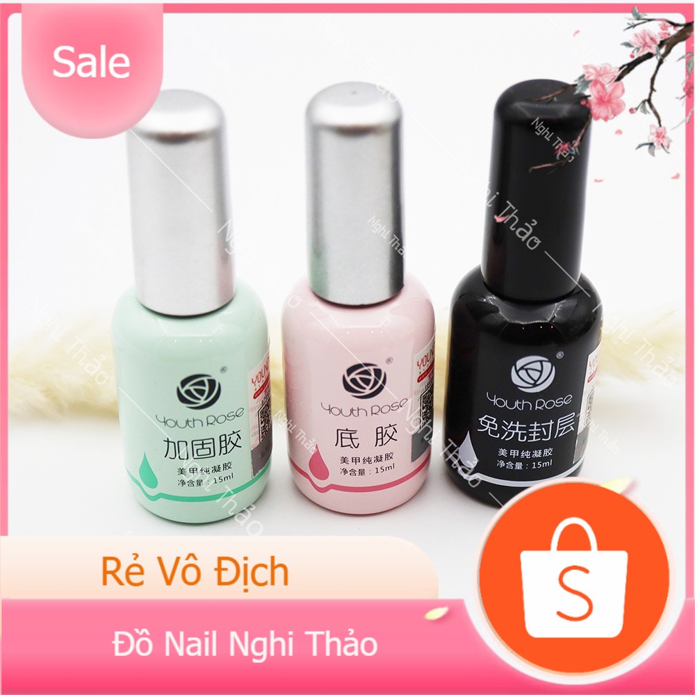 Gel cứng móng hoa hồng
