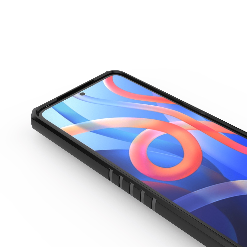 Ốp lưng Poco M4 Pro 5G tổ Ong Iring không gian mới chống sốc giá đỡ xem phim