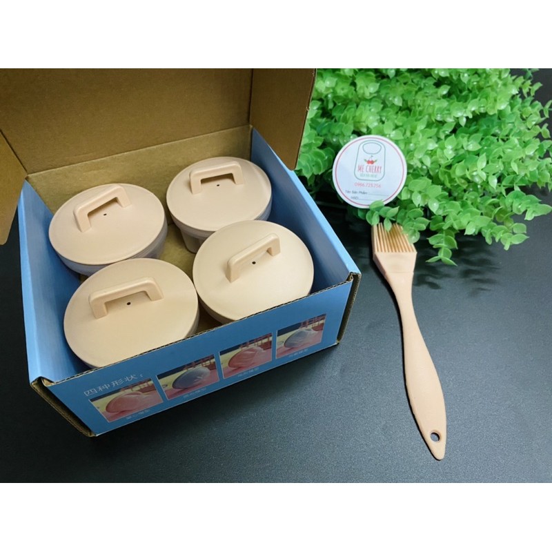 Khuôn nhựa chịu nhiệt hấp trứng, bánh plan cho bé