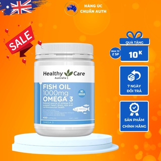 Viên uống bổ sung dầu cá Úc Healthy Care Fish Oil 1000mg Omega 3 400 viên (SP2)