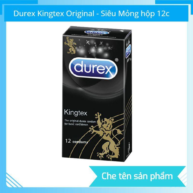 [Mua bao cao su] Hộp 12 Bao cao su Durex size nhỏ vừa vặn 49mm