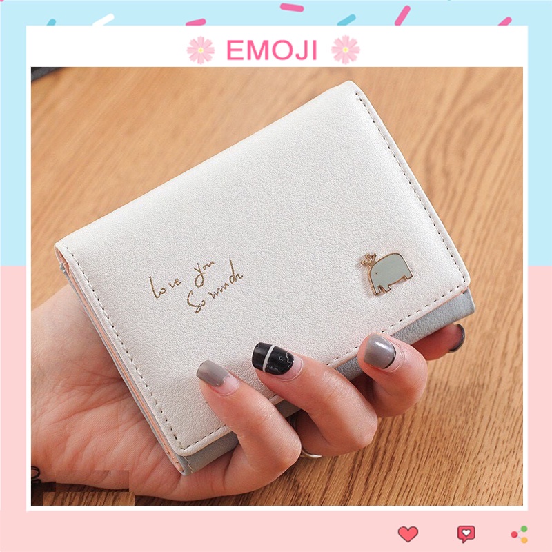 Ví mini nữ cầm tay ngắn phong cách Hàn Quốc Hottrend 2022 nhiều ngăn ví gấp mẫu mới siêu đẹp thời trang giá rẻ VN002