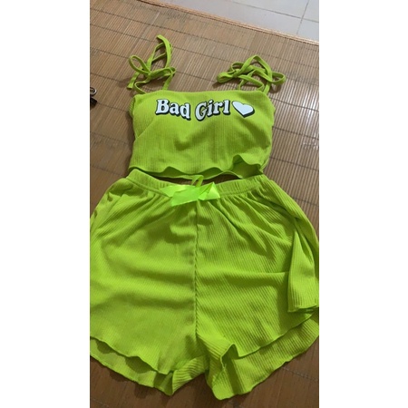 Sét bộ bad girl áo dây quần đùi có mút