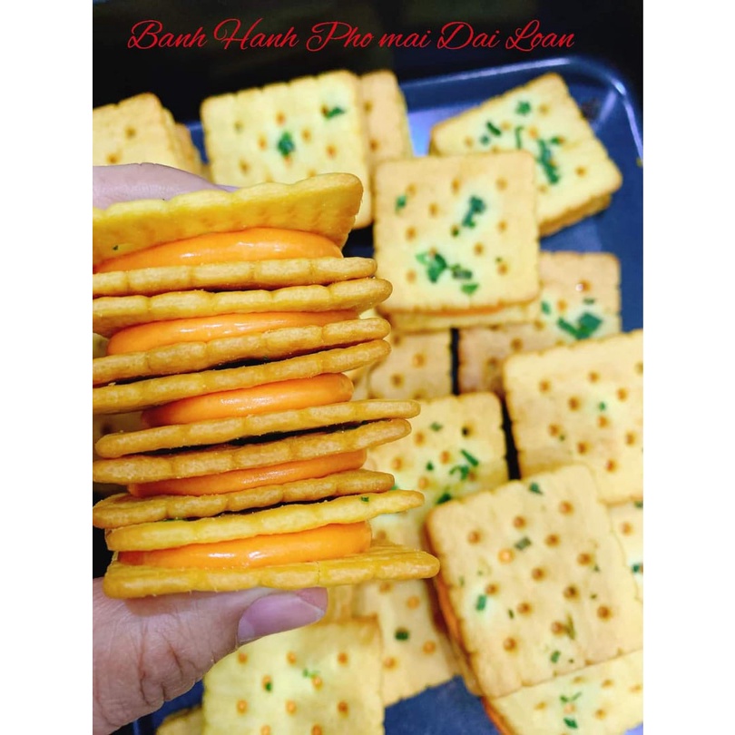 Bánh hành kẹp phô mai siêu ngon, giòn thơm