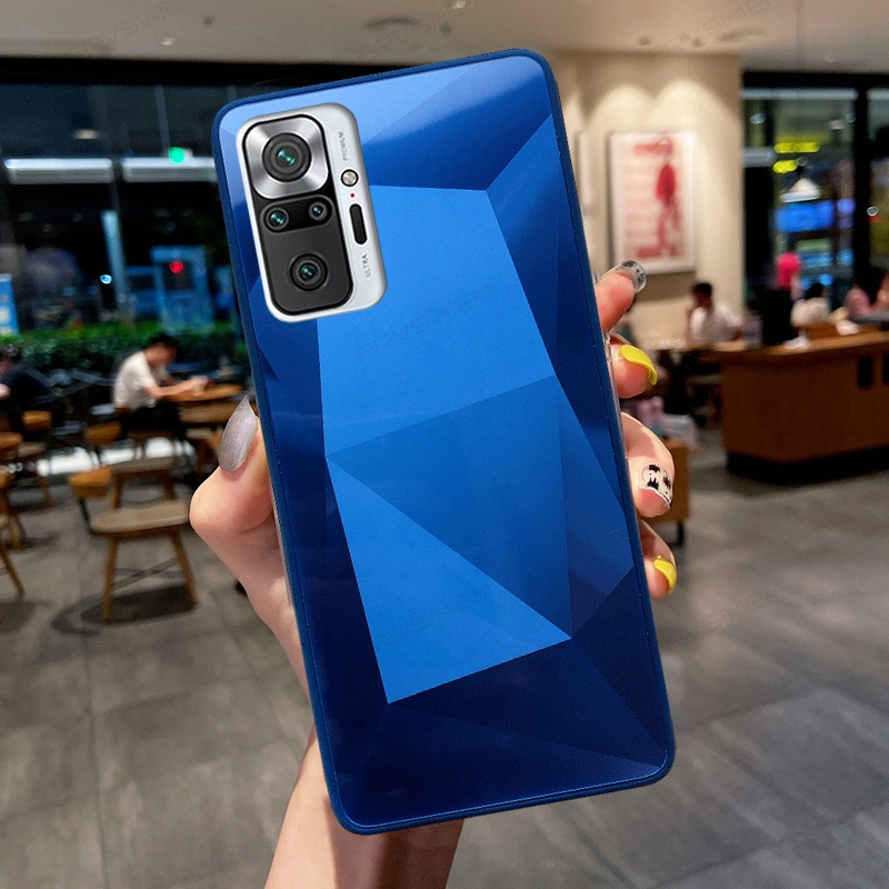 Ốp Điện Thoại Mặt Gương 3D Lấp Lánh Chống Sốc Cho Xiaomi Redmi Note 10S 10 Pro 4G Xiaomi Redmi Note 11S 11 Pro