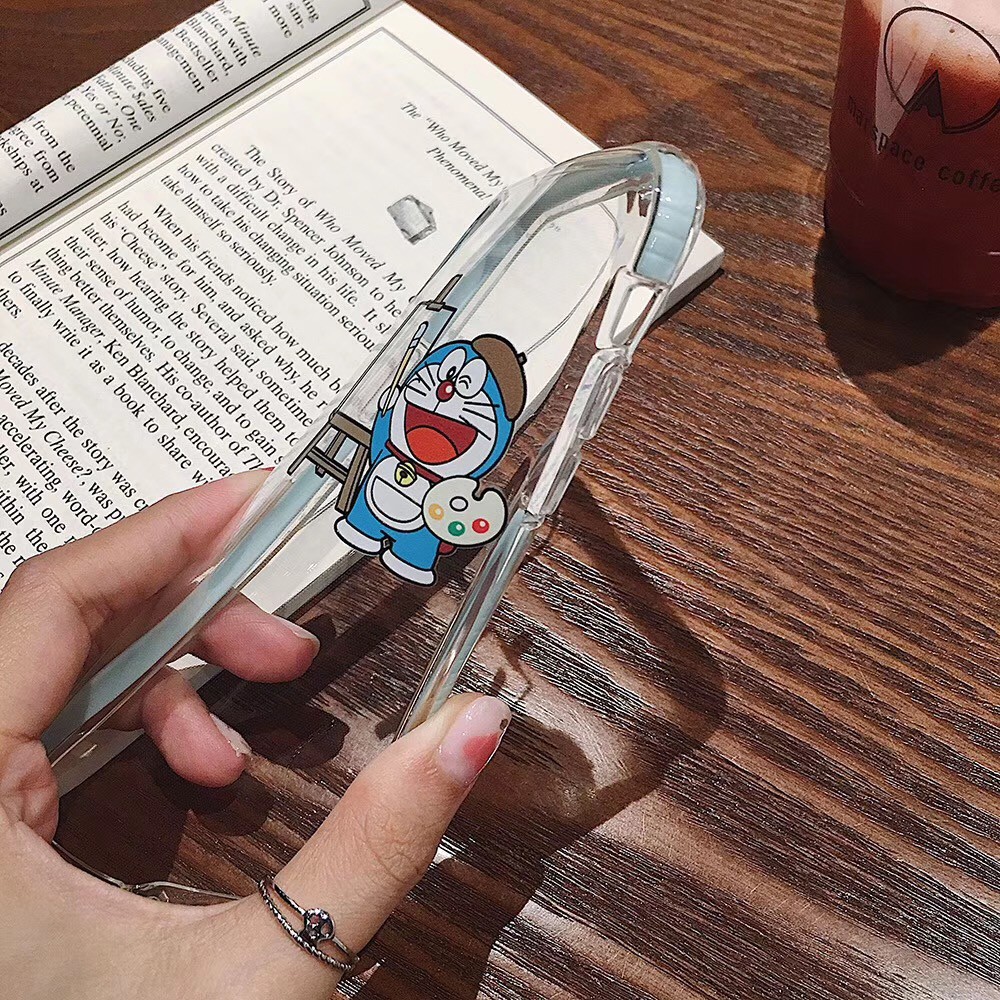 Ốp điện thoại TPU mềm in hình Doraemon cho Iphone11 11pro X XR XS max 6s 7 8 8Plus | BigBuy360 - bigbuy360.vn