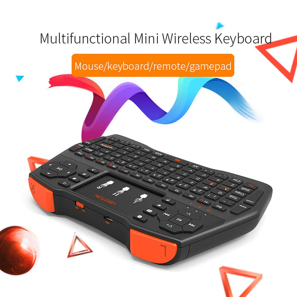 Bàn Phím Mini Không Dây Đa Năng Dành Cho TV Box, Android Box VIBOTON i8 Plus