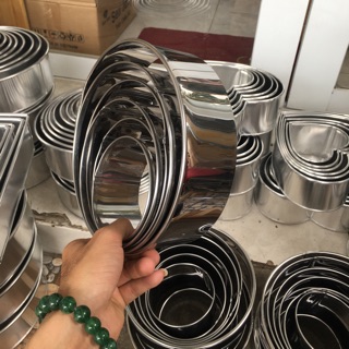 Khuôn Ring Tròn inox 304 10cm*6cm