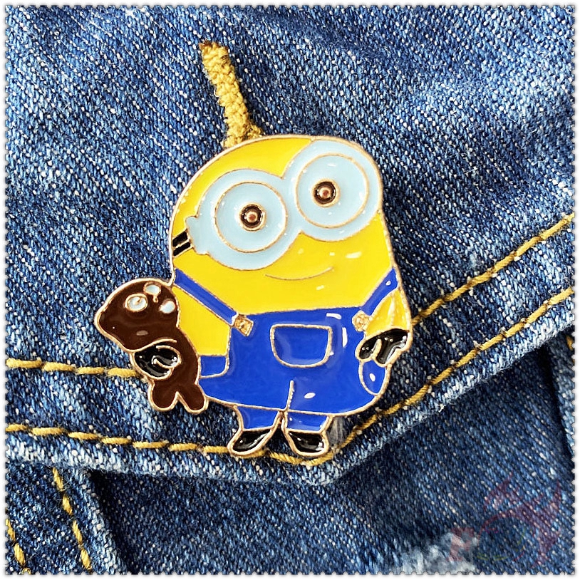 Huy hiệu cài áo hình Minion đáng yêu