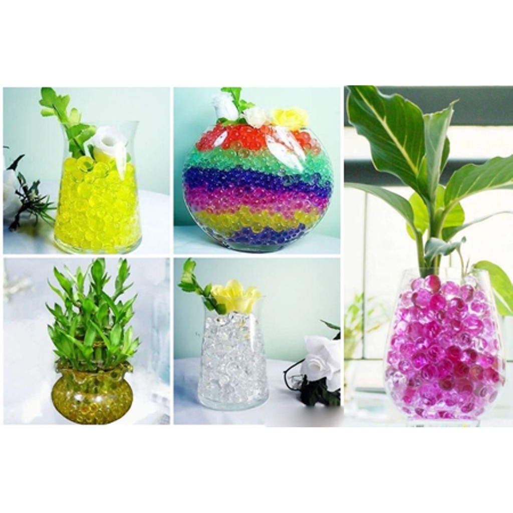 Gói 1000 hạt tinh thể trồng cây không cần đất - chọn theo màu - HV Store 240
