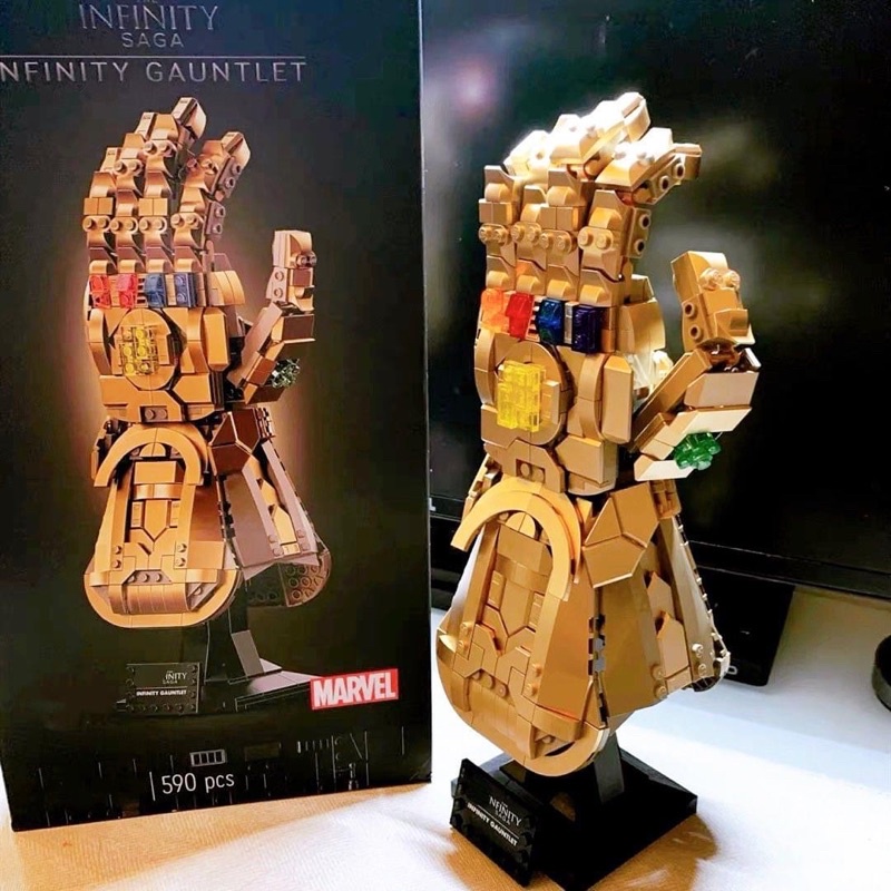 Đồ chơi mô hình xếp hình lắp ráp Găng Tay Thanos Vô Cực Non Lego Nanoblocks