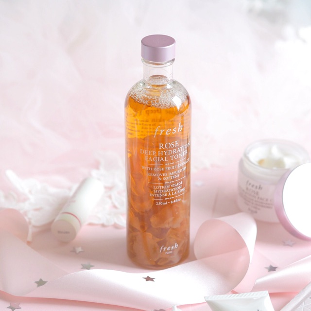 Nước hoa hồng Fresh Rose Deep Hydration Facial Toner